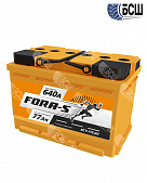 Аккумуляторная батарея марки FORA-S 77L(0)-LЗАЖ-АЖ-0 (6СТ-77 А3)